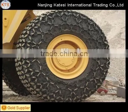 C A T 950H Loader High Quality Forged Tire Protection Chain photo-2