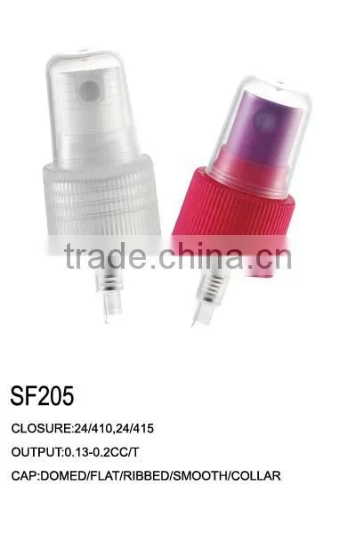 Plastic Finger Sprayer With Domed Flat RIbbed Smooth Collar Cap photo-2
