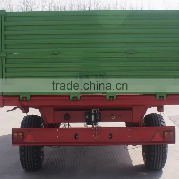 Hot Sale Euro Style Tractor Use Hydraulic 7Ton,heavy Duty Farm Tipping Trailer, Rear and Side Tipping With CE photo-4