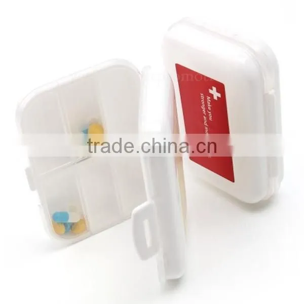Hot Sale Double Layer Plastic Dispenser 7 Day Pill Organizer photo-2