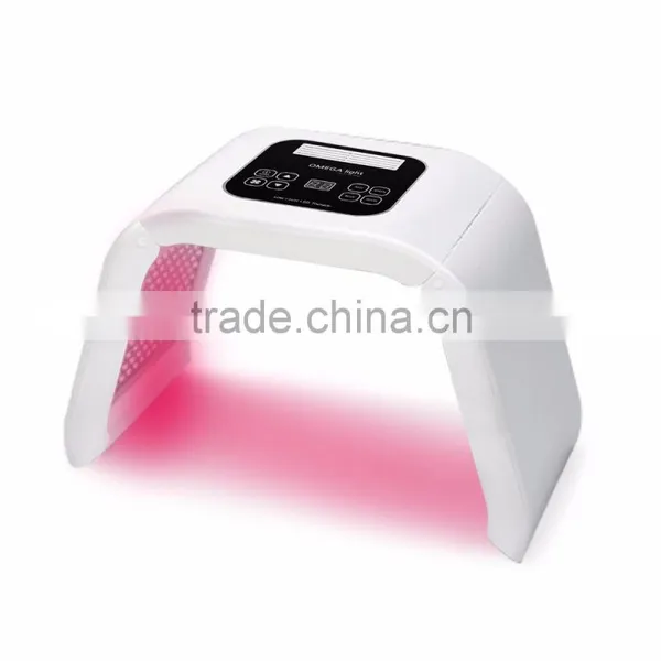 2017 Hot Sale 4 Color Omega Led Light Face Mask Light Acne Skin Care PDT Led Light photo-2
