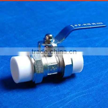 LPPR Pipe Fitting Ppr Ball Valve Black and Yellow Handle photo-2
