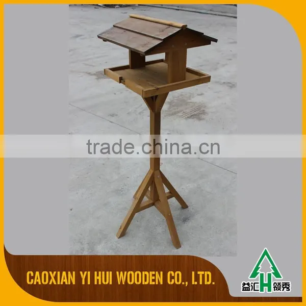 Wooden Bird House/ Garden Bird Cage for Birds With Stand photo-6