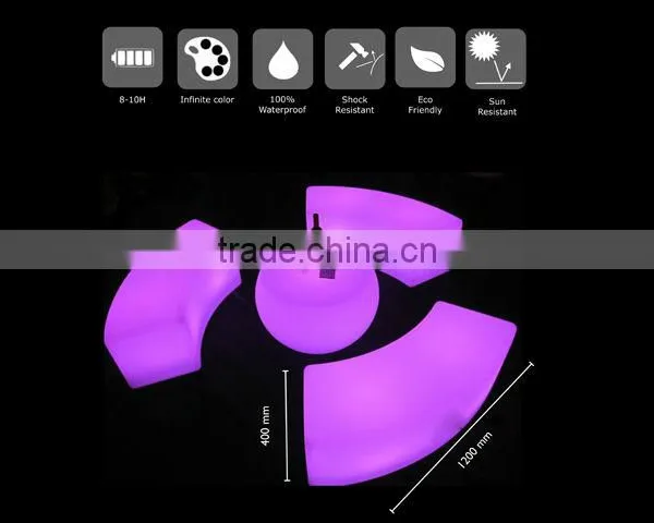 Illuminated Two Seat Bar Chair LG-1240