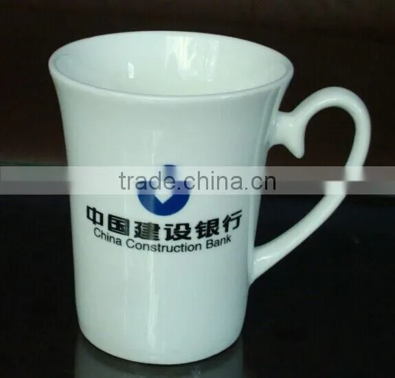 240ml Porcelain Coffee Cup With Handle Printed Coffee Cup photo-2