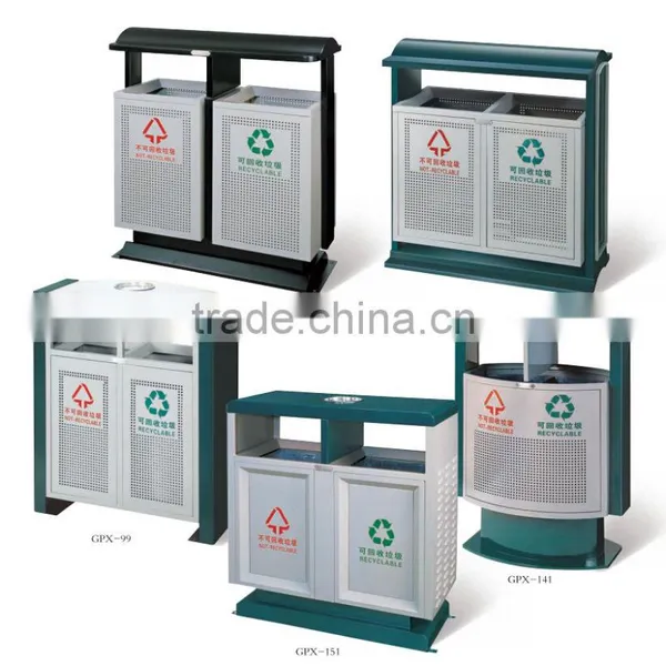 Metal Garbage Cans for Hotel Garden Park Hospital Airport School photo-4