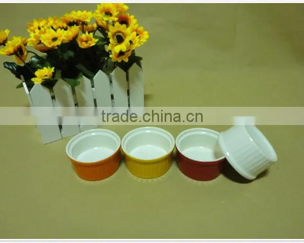 Daily Use Round Porcelain Ceramic Bakeware Bowl photo-2