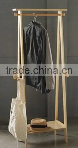 Wooden Coat Rack Wooden Cloth Rack Living Room Funiture photo-2