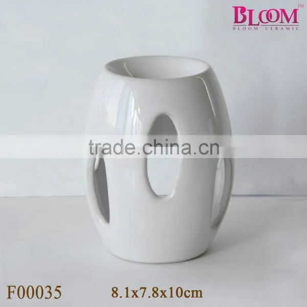 White Ceramic Tea Light Holder,ceramic Oil Burner photo-5