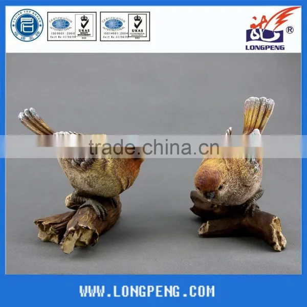 White Polyresin Bird for Garden Decoration & Indoor photo-2