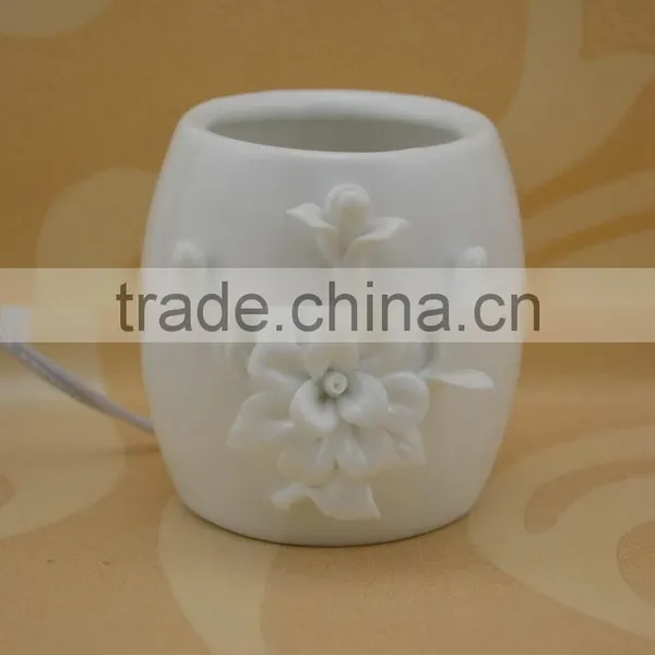 White Ceramic Table Lamp Different Size Factory Supply photo-4
