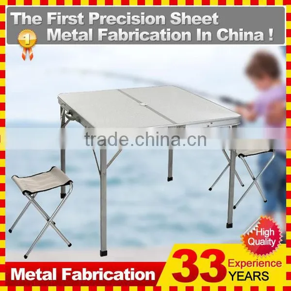 Aluminum Folding Portable Picnic Camping Set Table and Chairs photo-6