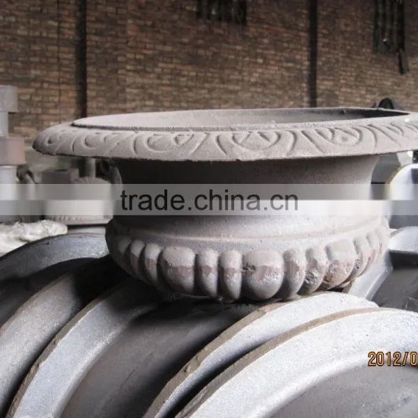Metal Casting Flowerpots,Outside Casting Iron Flower Pots,Metal Cast Iron Flowerpot photo-6