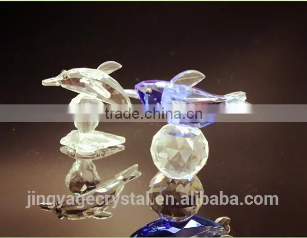 Handmade Brilliant Crystal Dolphin Model Best Toys for 2016 Christmas Gift photo-2