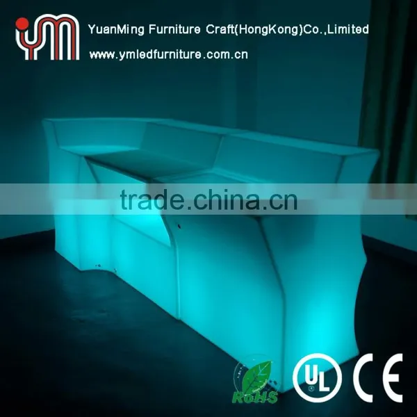 Sectional Wave Shape Bar Table/Illuminated Led Table/Light Up Led Bar Table photo-5