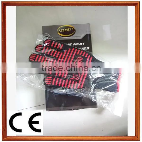 Anti-cut Heat Resistant Gloves Anti-cut Working Safety Gloves for Barbeque photo-3