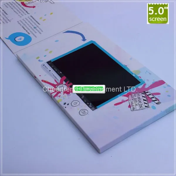 High Quality OEMODM 4.3/5/7inch LCD Digital Video Player Brochure Card Video Playing Brochure Box photo-4