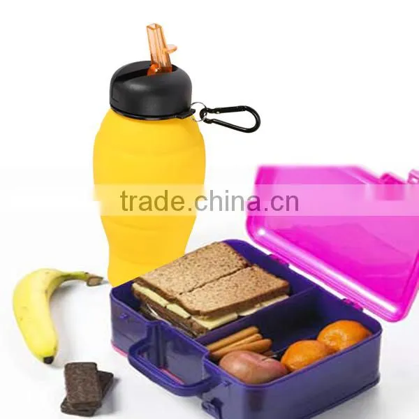 Food Grade Silicone Custom Sports Water Bottle Model photo-2