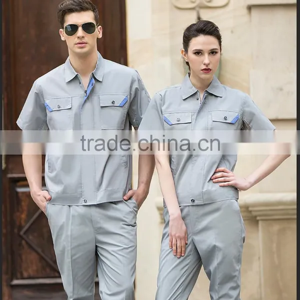 Summer Short Sleeve Worker Sets Uniform Labor Insurance Clothing photo-5