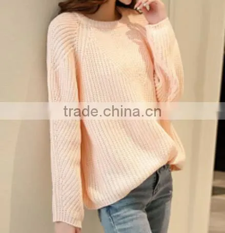 Wholesale Knit Custom Jumpers Pullover Sweater Women/BianFuShan Coat photo-2