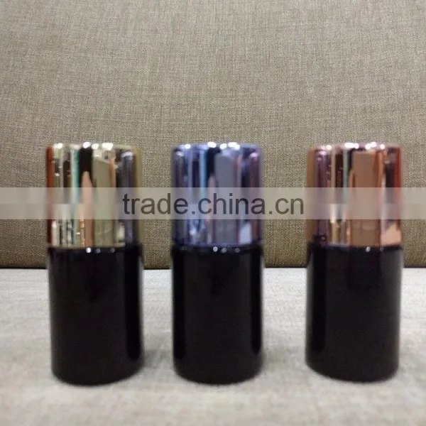 Fancy White UV Coated Bottle With Shiny Silver Cap,gel Bottle Sets With Cap and Brush India photo-5