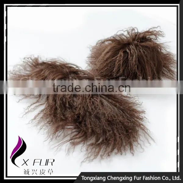 CX-A-47E Wholesale Girls Cheap Cute Gift Lamb Fur Slap Cuff Bracelet photo-3