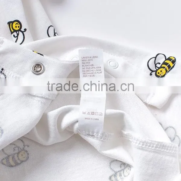 New Arrival Plain Cotton Bee Printed Boy Romper New Born Baby Clothes photo-4