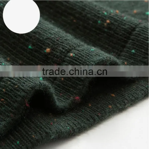 Women Pullover Sweater Ladies Plus Size Green Color Turtleneck Sweater Dress photo-4