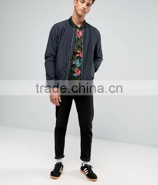 Tropical Leaf Print Polo Shirt photo-4