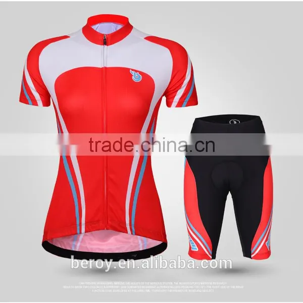 BEROY New Model Women Short Sleeve Cycling Apparel Set Sun uv Protective Cycle Wear photo-3
