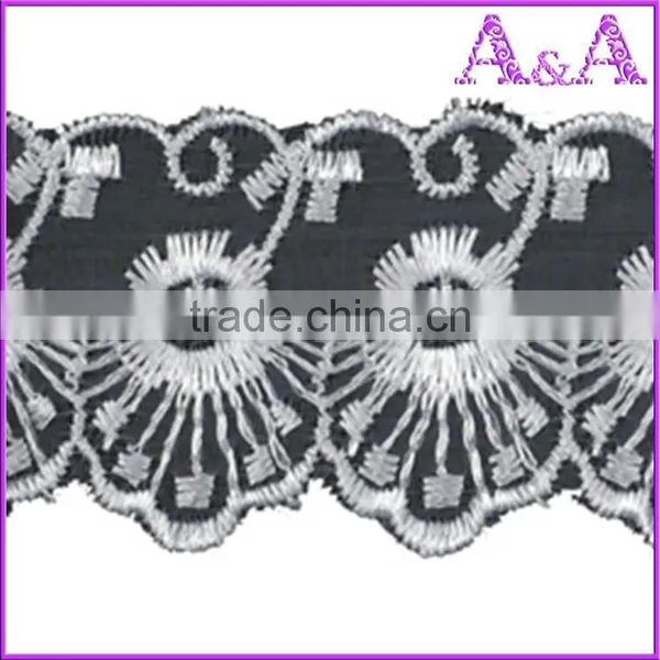 White Beaded Organza Lace Sequin Embroidery Lace For Elegant Woman photo-5
