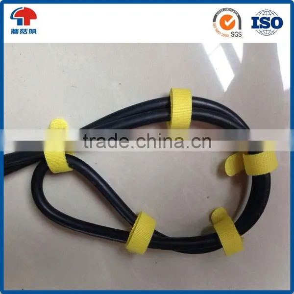 Thin Adjustable Hook & Loop Cable Ties For Data Room Telecom Cable Management photo-5