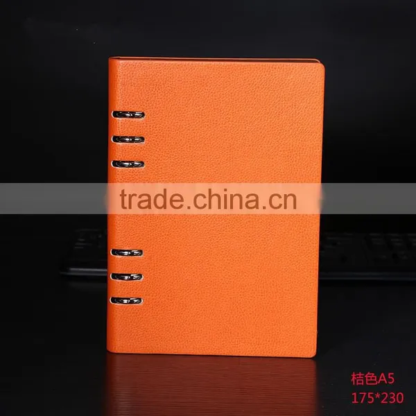 Wholesale Customized A5 PU Leather Notebook Office School Notebook photo-2