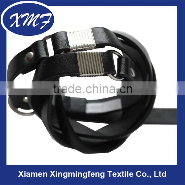 Trend All-match Fashion Manufacturer Black PU Leather Waist Belt for Women photo-4