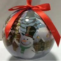 Newest Hot Sale Plastic/Styrofoam Christmas Decoration Baubles; Christmas Balls With LED; Christmas Decoration photo-2
