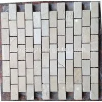 High Quality Polished Surface Crema Marfil Marble Mosaic
