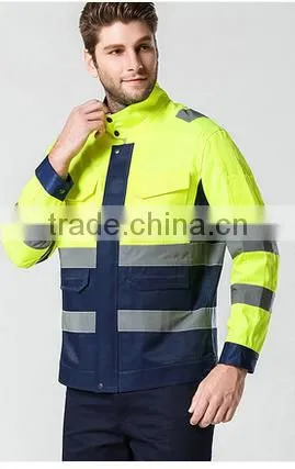 New Fashion Yellow Safety Reflective Jacket Unisex Workwear photo-5