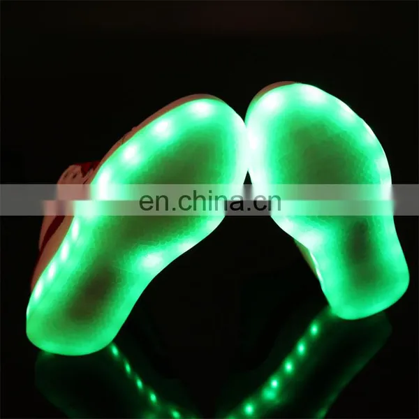 Hot Sale Mens Womens Nigh Club Simulation Couple Light Up LED Shoes Sneakers photo-2