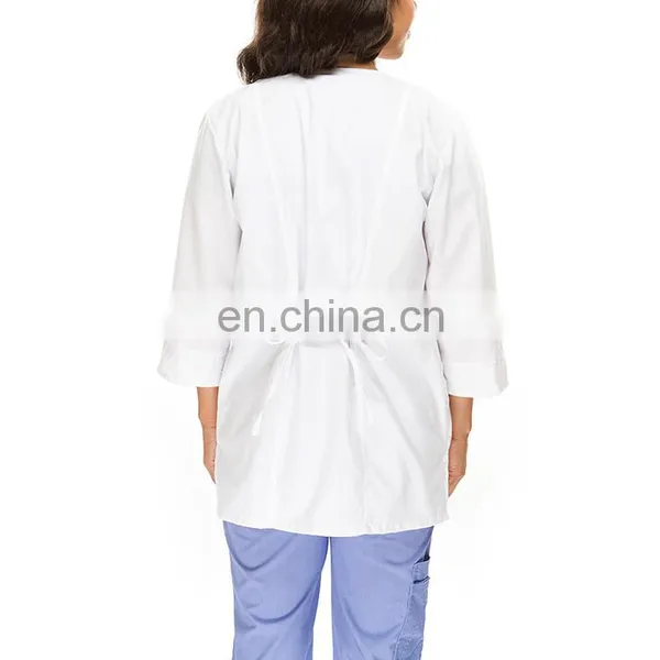 Hospital White Medical Doctor Lab Coat/100% Cotton Hospital Uniform photo-3