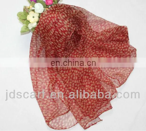 100 Silk Crepe de Chine Fabric JDS-001# Excellent Scarves Super Thin 100% Silk 100 Silk Crepe de Chine Fabric photo-3
