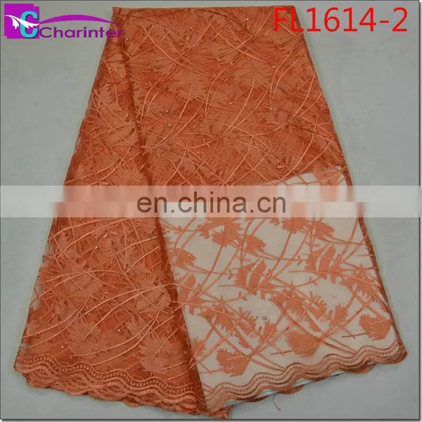Fashion African Fashion Lace Fabrics FL1614 photo-2