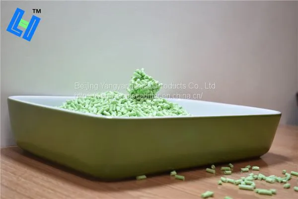 Hard Clump and Odor Control Tofu Cat Litter--green Tea Scent photo-3