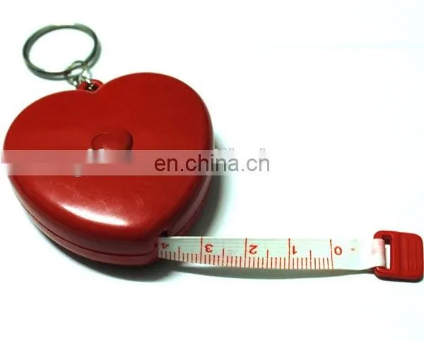 Plastic Mini Oval Shape Tape Measure Keychain photo-6