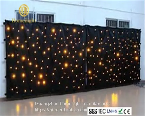 RGB Skylighting Star Curtain for Wedding Backdrop Led Star Curtain photo-4