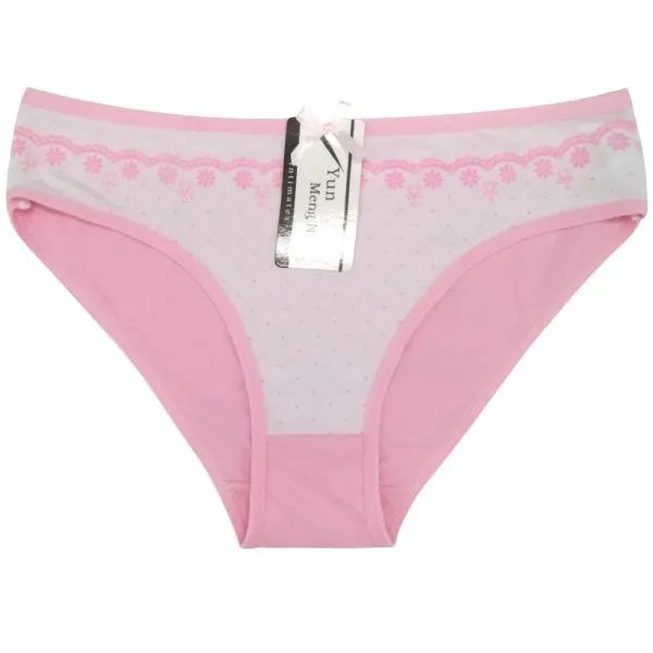 Yun Meng Ni Sexy Underwear Cute Round Dot Printing Ladies Briefs Breathable Cotton Women Panties photo-3