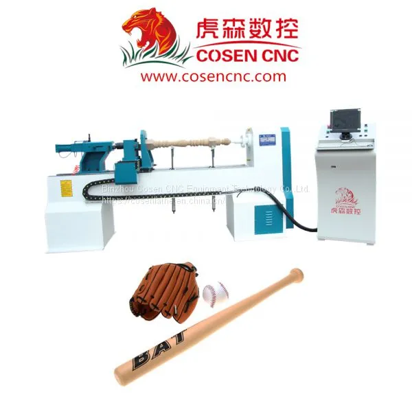 CNC Wood Turning Lathe Machine for Wood Baseball Bat photo-4