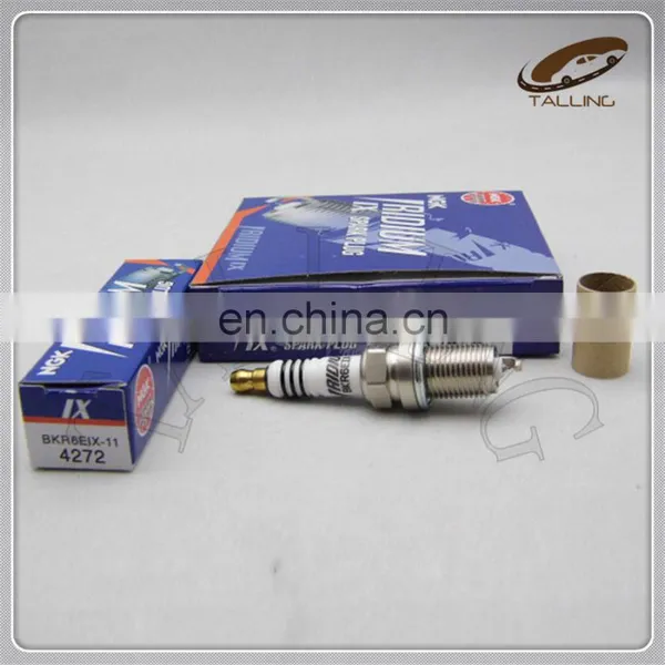 Factory Directly Sale Lowest Price Spark Plug Ng-k BKR6EIX-11 4272 for V W Buic k Fia t Spark Plug Machine