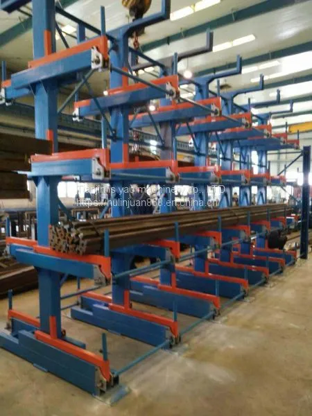 Storage of Round Steel Square Steel Channel Steel Angle Steel Beams Choosing Telescopic Cantilever Racking photo-3