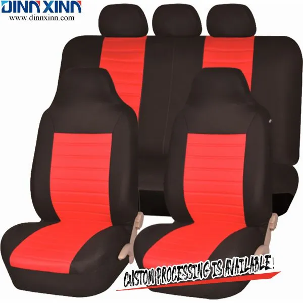 DinnXinn Audi 9 Pcs Full Set PVC Leather Car Seat Cover Leather Manufacturer China photo-4