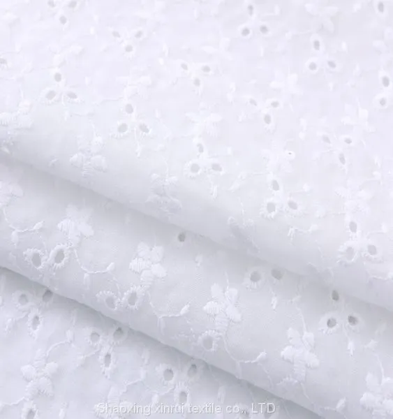Cotton Lace Fabric With Embroidery for Sale photo-2